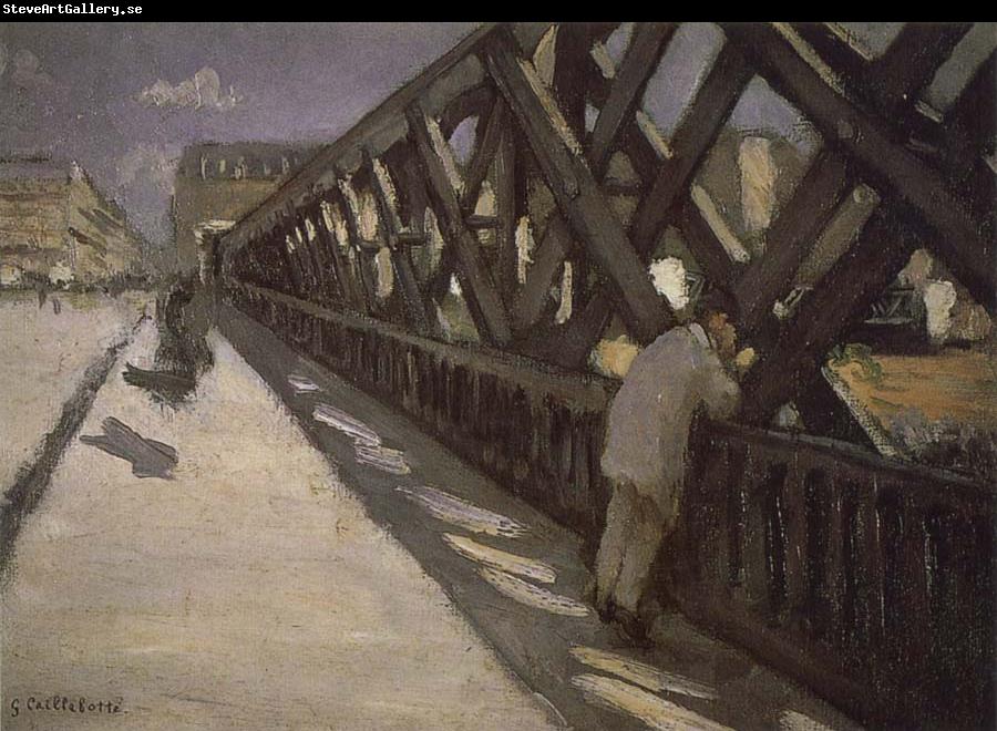 Gustave Caillebotte Study of pier